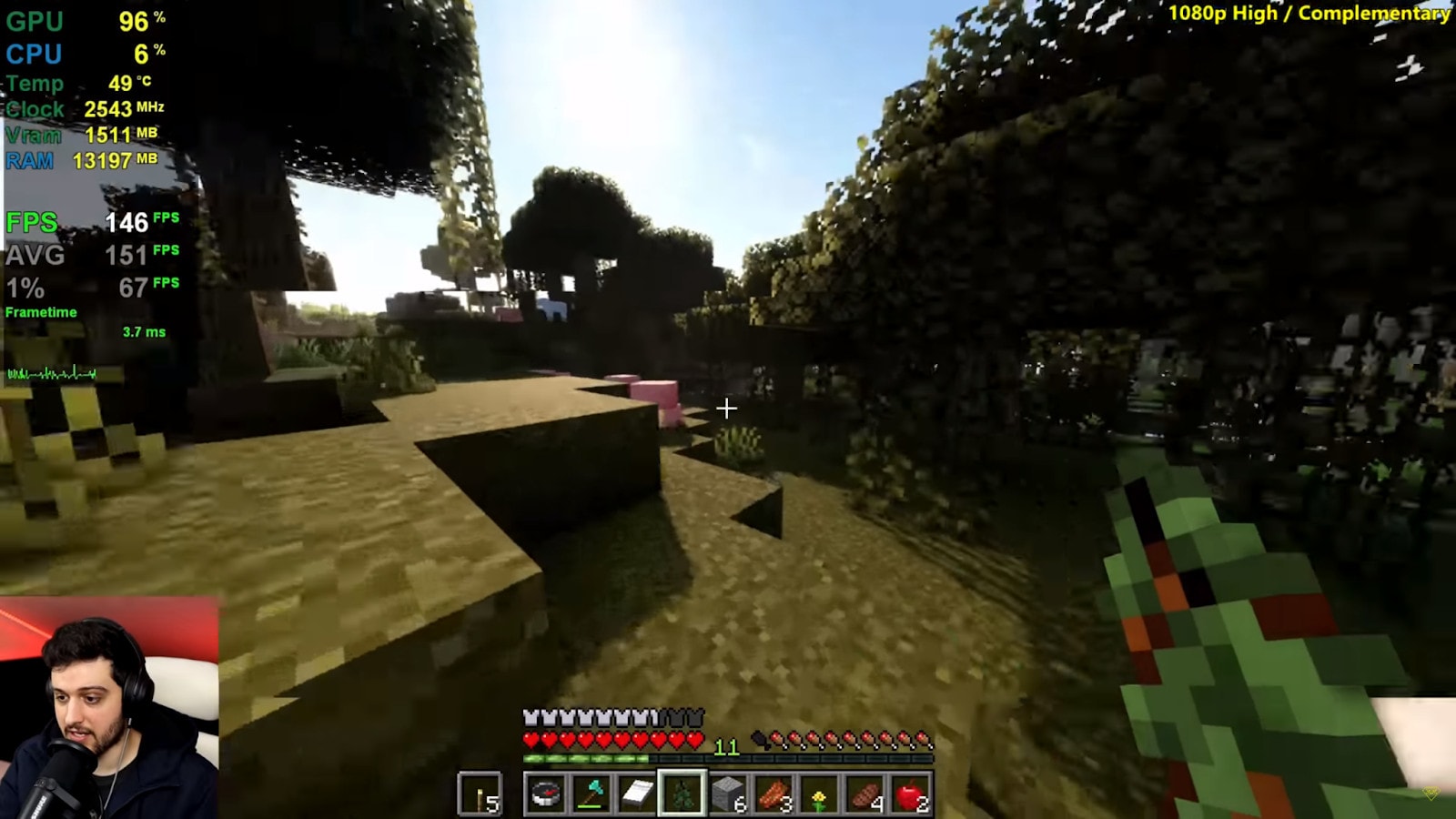 AMD Radeon RX 6600 Minecraft performance