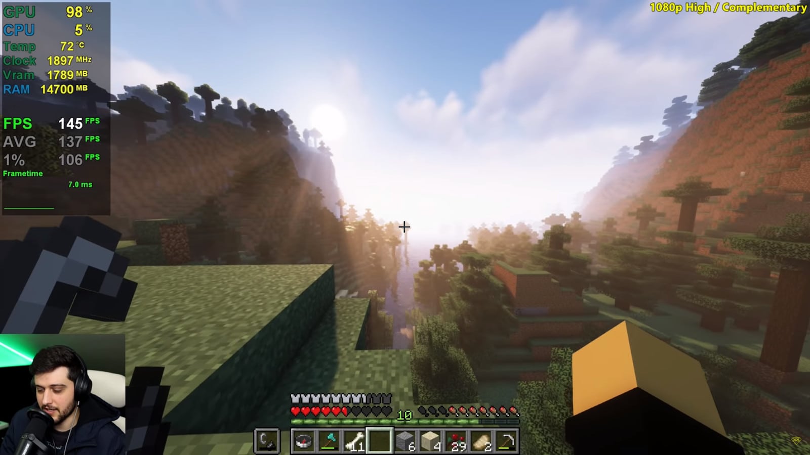 Nvidia GeForce RTX 3050 Minecraft performance